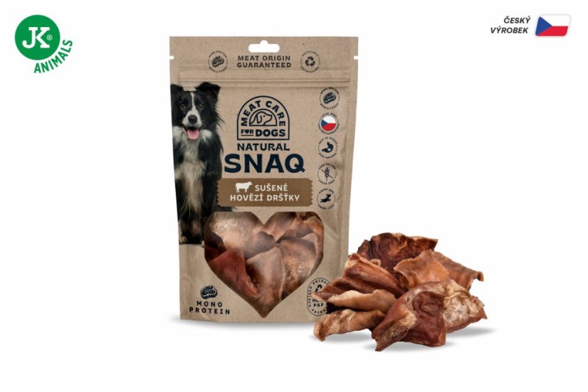Dog Snaq - sušené hovädzie držky, 100 g
