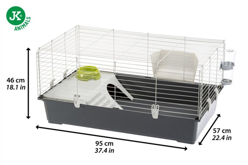 Ferplast Rabbit 100 Klietka s výbavou  95 x 57 x 46 cm