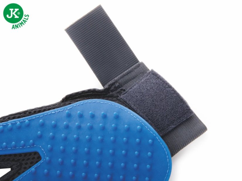 JK ANIMALS gumová vyčesávacia masážna rukavica 25x16 cm
