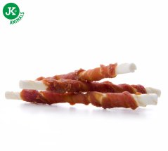 JK ANIMALS Meat Snack Duck Wrapped Sticks, wrap s kačacím mäsom na byvolie tyčinke 500g