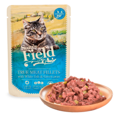 Sams Field True Meat Fillets With White Fish & Green Peas (Sam's Field) 85g