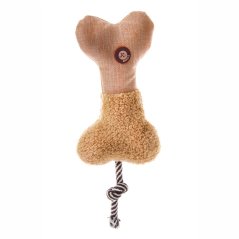 JK ANIMALS, Kosť s povrazom, pískacia hračka, veľkosť 32 cm