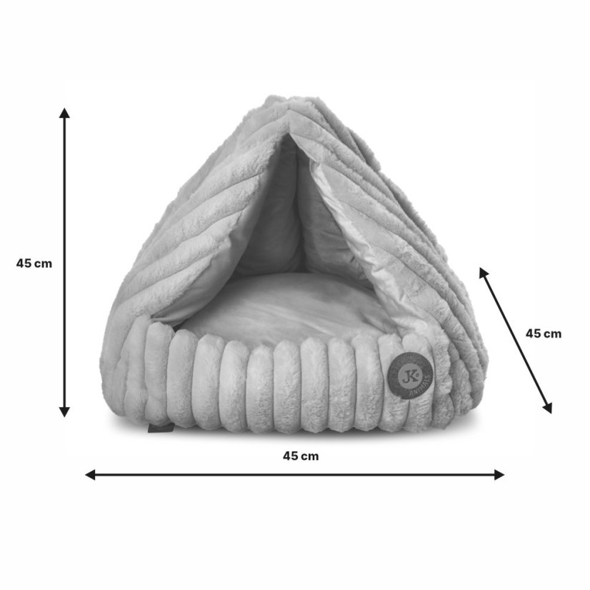 JK ANIMALS OLAF IGLU pelech bežový 45 x 45 x 45 cm