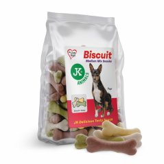 JK ANIMALS Biscuit Medium Mix – stredné kocky, 500 g