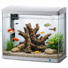 JK ANIMALS A600 Akvárium biele 60×33×45 cm, 81 l