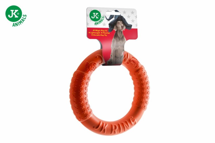 JK Magic Ring Frisbee z EVA peny, oranžový, 27 cm