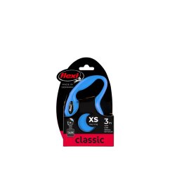 Flexi Classic (pásik),veľkosť XS 3m/12kg, modrá