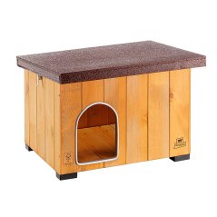 Ferplast BAITA 50 drevená búda pre psov 56×46,5×41,5 cm