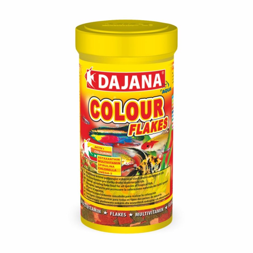 Dajana Colour Flakes, vločky – krmivo, 500 ml