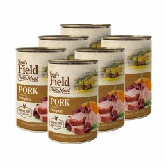 6x 400g, Sam's Field True Pork Meat & Pumpkin, superprémiová konzerva, (Sams Field)