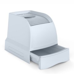 Plastová toaleta Imac Frida, 56×40×43 cm, svetlo šedá