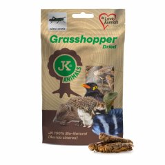 JK ANIMALS, sušené saranče, 80 g