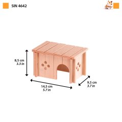FERPLAST SIN 4642 domček škreček 14,5 x 9,5 x 8,5 cm