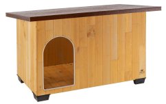 Ferplast BAITA 120 drevená búda pre psov 140x85,5×87 cm