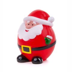 JK ANIMALS Vinylový Santa X-MASS - 8,5 cm, vinylová (gumová) hračka