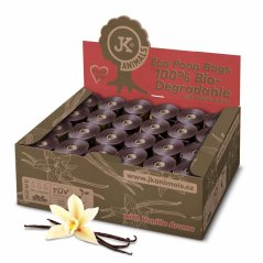 JK ANIMALS Bio-rozložiteľné vrecká pre psie exkrementy s vôňou vanilky, 24 ks roliek v boxe