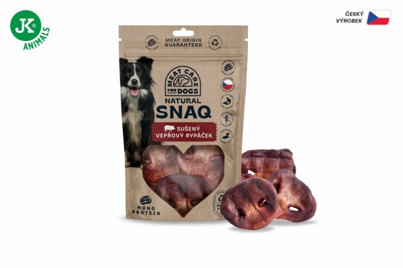 Dog Snaq - sušené bravčové rypáčky, 100 g