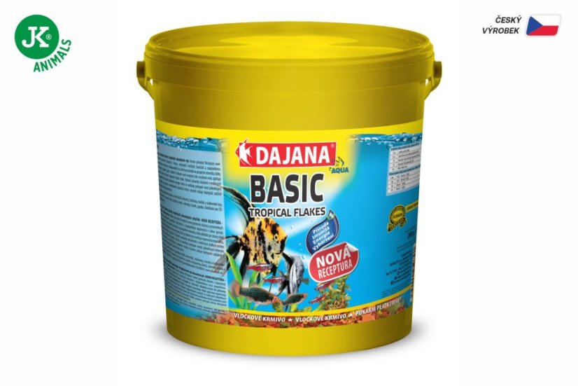 Dajana Basic Tropical Flakes, vločky – krmivo, 5000 ml