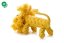Bavlnený Lev, žltý, bavlnená hračka pre psov, 20 cm, ideálna pre aktívnu hru