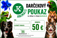 JK ANIMALS Darčekový poukaz v hodnote 50 €