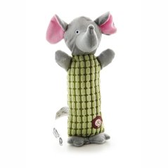 Plyšový slon Long, 28 cm, dlhá plyšová pískacia hračka pre psov