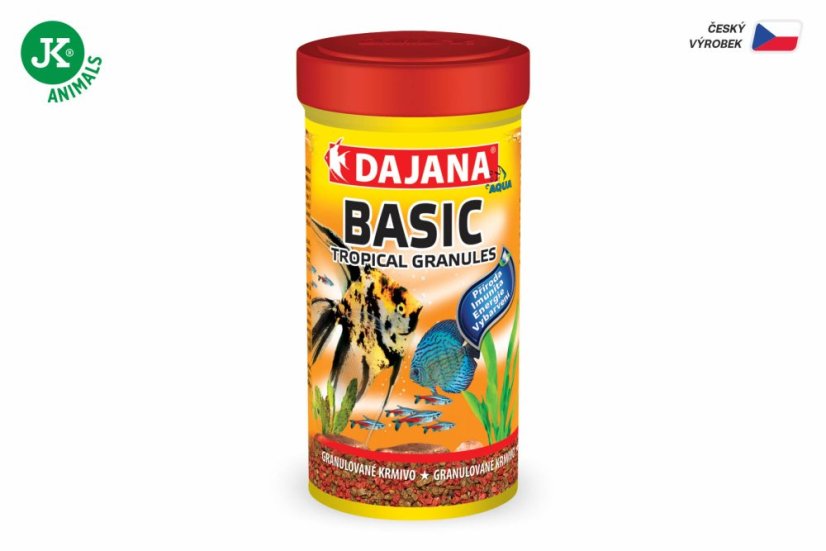 Dajana Basic Tropical Granules, granule – krmivo, 100 ml
