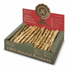 JK ANIMALS Tyč natural s dršťky, prírodná maškrta pre psov, 900 g, 22 cm, 50 ks v boxe