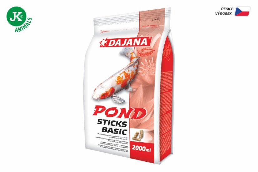 Dajana Pond sticks basic krmivo pre koi a ostatné jazierkové ryby 2 l