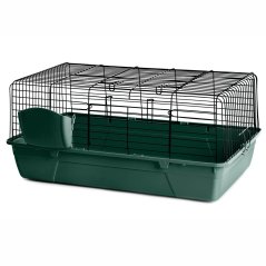 JK ANIMALS klietka pre králiky Black 85, 48×85×38 cm tm.zelená