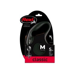 Flexi Classic (lanko),veľkosť M 5m/20kg, čierna
