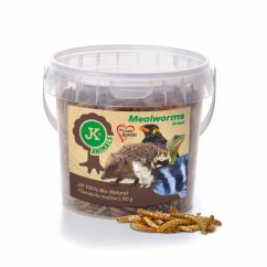 Sušené múčne červy JK Dried Mealworms, 80 g, (Tenebrio Molitor)