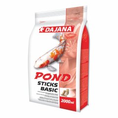 Dajana Pond sticks basic krmivo pre koi a ostatné jazierkové ryby 2 l
