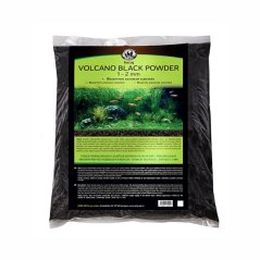 Akvarijný substrát Volcano Black Powder Rataj, čierny, 2 l