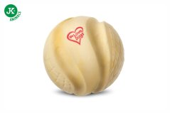 TPR Light loptička z termoplastickej gumy a EVA peny k medzinárodnému dňu psov, 7 cm, žltá (International Dog Day)