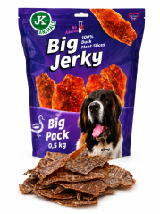 JK ANIMALS Big DUCK Jerky 100% Sušené kačacie plátky  500 g.