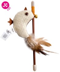 JK Vtáčik na prúte s catnipom (santi) 18 cm