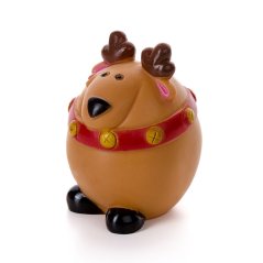 JK ANIMALS Vinylový sob X-MASS - 8,5 cm, vinylová (gumová) hračka