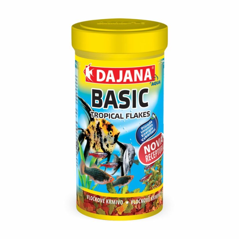 Dajana Basic Tropical Flakes, vločky – krmivo, 500 ml