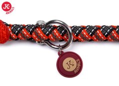 JK ANIMALS Skracovacie vodítko Comfort oranžové 1,5 cm/200 cm