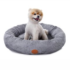 JK ANIMALS guľatý pelech Yuta sivý, 60x16 cm