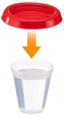 Ferplast OLBIA 1 Napájačka pre sliepky, Ø 15 x h 13 cm - 0,5 L