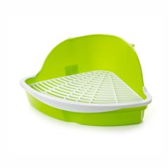 JK ANIMALS toaleta rohová pre králiky a morčatá, zelená, 18×18×25 cm