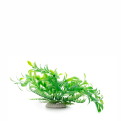 JK ANIMALS Ludwigia zelená, akvarijná plastová rastlinka, cca 15 cm