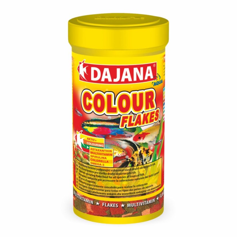 Dajana Colour Flakes, vločky – krmivo, 1 000 ml