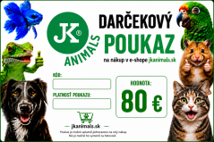 JK ANIMALS Darčekový poukaz v hodnote 80 €