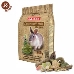 Dajana – COUNTRY MIX, Rabbit 1 000 g, krmivo pre králiky