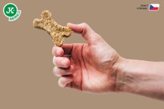 JK ANIMALS, mini mäsová kosť natural s harmančekom (0,5 %), 7 cm, 1ks