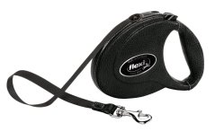 Flexi Leather CC pásik 5m/25kg, čierna koža
