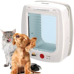 Ferplast SWING MICROCHIP Large, dvierka biele 26,5 × 16,2 × 31,5 cm