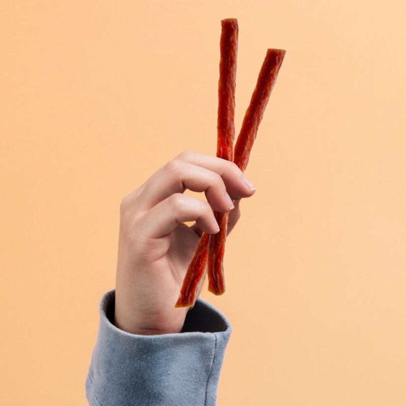 JK ANIMALS Chef's Meat Snack, sušené kačacie tyčinky 200 g